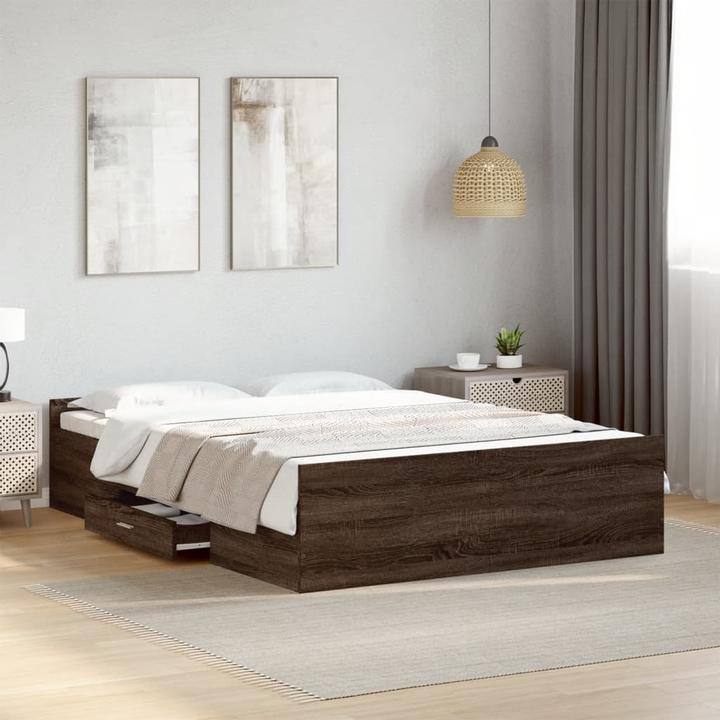 Produktbild VidaXL Bettgestell mit Schubladen (120 x 190 cm)