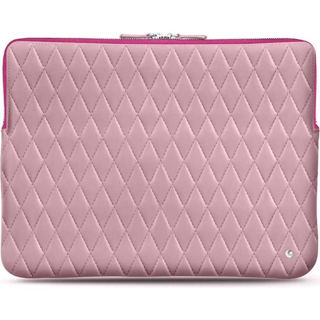 Noreve Lederhülle, Notebooktasche, Rosa