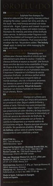 Immagine prodotto Orofluido Shampoo (Shampoo liquido, 200 ml)