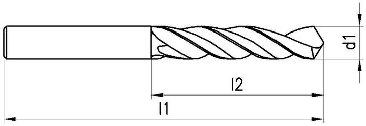Actual product image Titex Twist drill (0.8 mm)