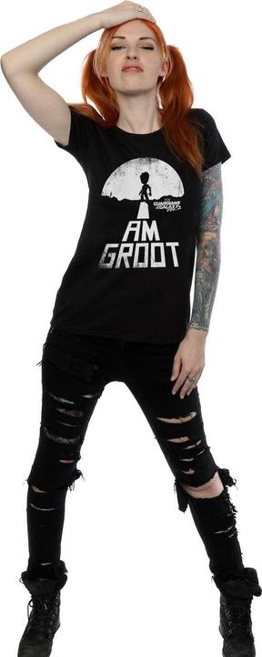 Actual product image Guardians of the Galaxy Womens/Ladies I Am Groot Cotton T-Shirt (S)