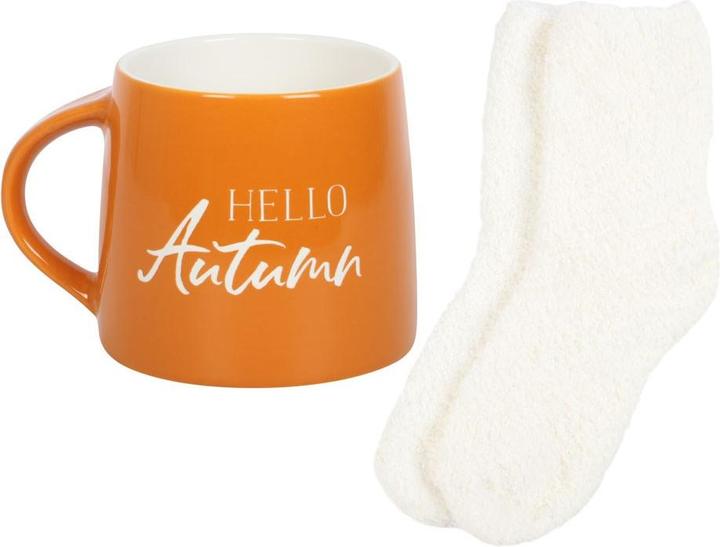 Produktbild Something Different Hallo Herbst Tasse und Socken Set (380 ml, 1 x)