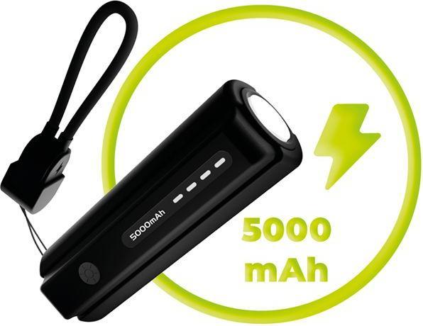 Image du produit Mobile Origin 5000mAh Compact PowerBank PB7 with Flashlight and USB-C Cable (5000 mAh)
