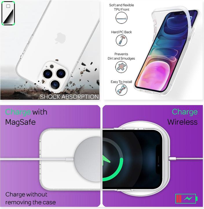 Produktbild Nalia 360 Grad Handyhülle (Apple iPhone 13 Pro Max)