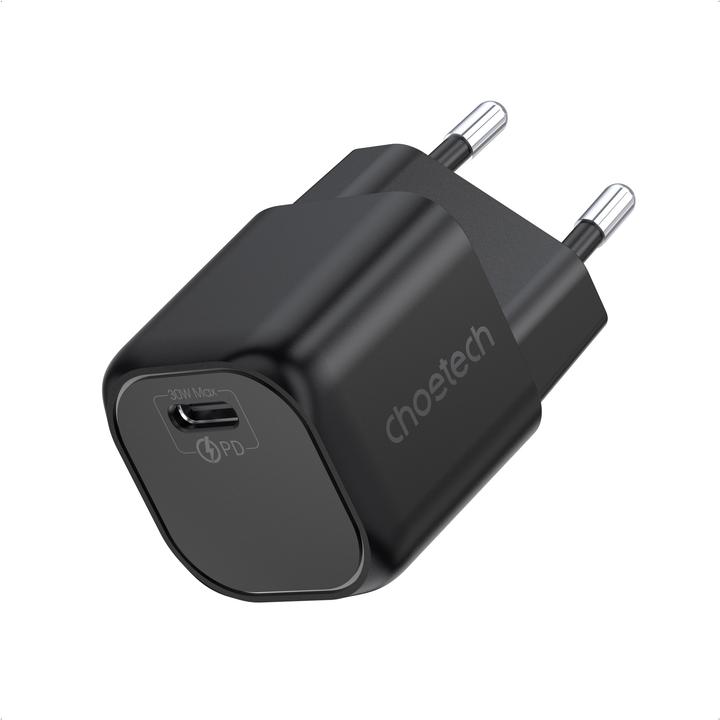 Produktbild Choetech GaN USB charger Type C PD 30W black (PD5007) (30 W)