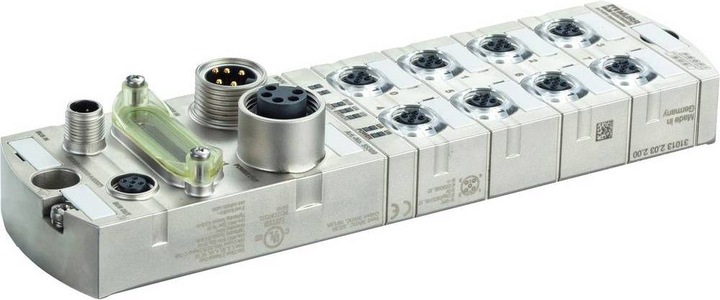 Produktbild Murr Elektronik MVK E/A Kompaktmodul, Metallausführung Profibus DP, 16 multifunktionale Kanäle MVK-MP DIO8