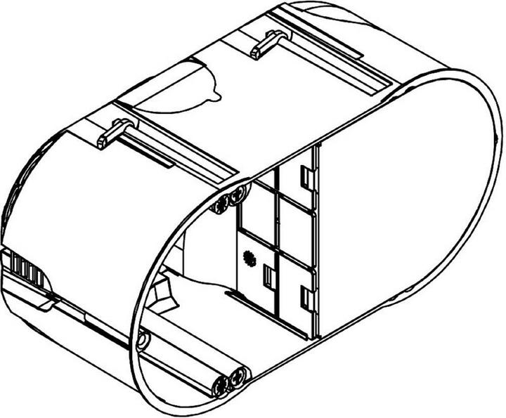 Actual product image OBO Bettermann HW electronic box double version, windproof