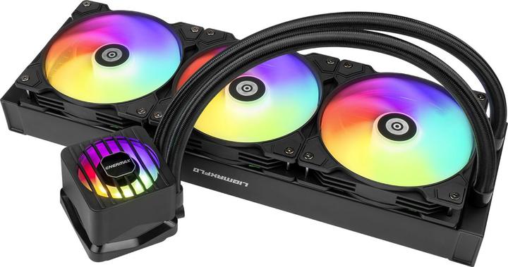 Image du produit Enermax LIQMAXFLO 420mm CPU AIO liquid cooler - Xtreme double chamber pump - VRM water block ARGB