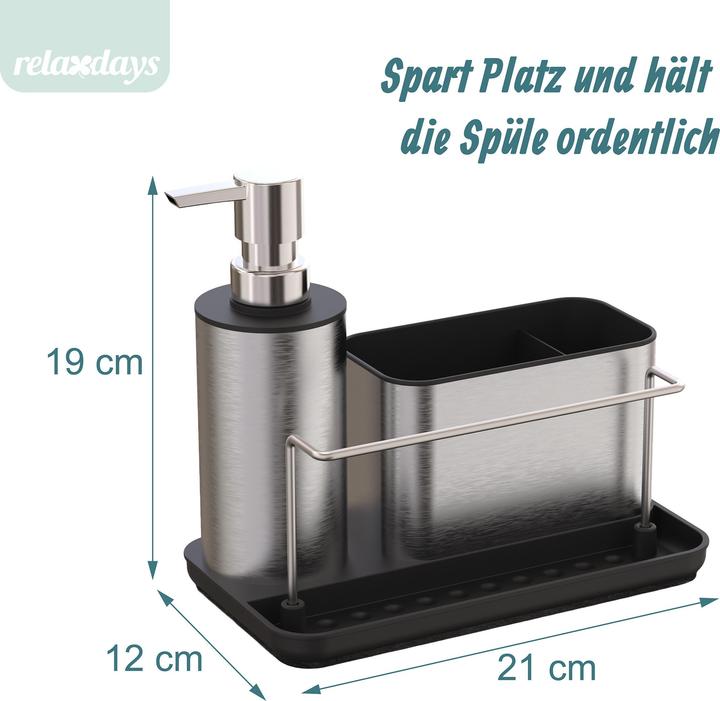 Relaxdays Spülbecken-Organizer Set