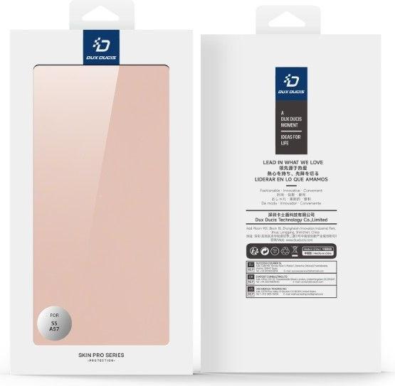 Produktbild Dux Ducis Samsung Galaxy A57 5G Wallet Cover Stand Card Holder – Pink (Samsung Galaxy A57)