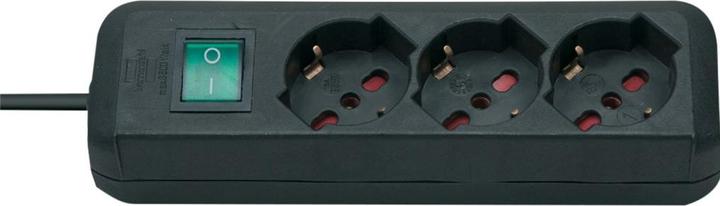 Actual product image Brennenstuhl Power strip Eco-Line 3x Italian socket outlet type L (P17/11) (3x, 1.40 m)