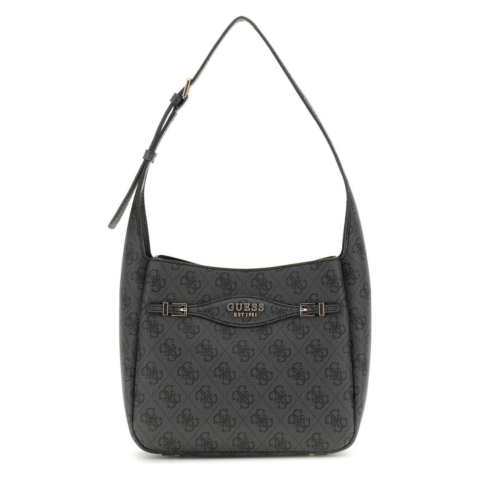 Guess, Damen, Handtasche, Katya Hobo Shoulder Bag, Grau