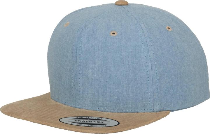 Produktbild Flexfit Chambray-Synthetic-Suede Snapback (One Size)