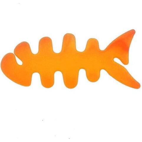 Hurtel Fish-shaped headphone cable wrap - orange, Kopfhörerkabel, Orange