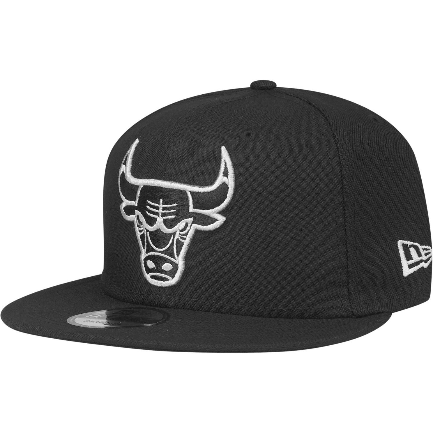 New Era, Herren, Cap, 9Fifty Chicago Bulls, Schwarz, (One Size)