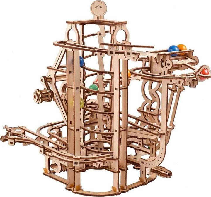 Produktbild Ugears Murmelbahn mit Spiralaufzug