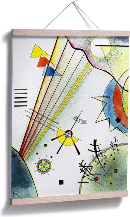 Produktbild Trenddeko Kandinsky - Deutliche Verbindung (40 x 50 cm)