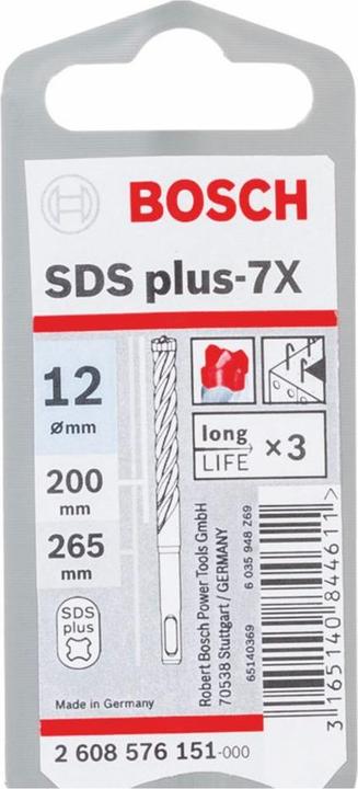 Produktbild Bosch Zubehör Hammerbohrer 12 mm Accessories (12 mm)