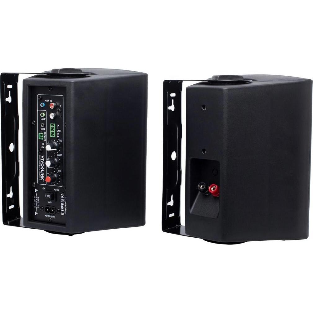 Vivolink Active Speaker Set, Black., PC Lautsprecher, Schwarz