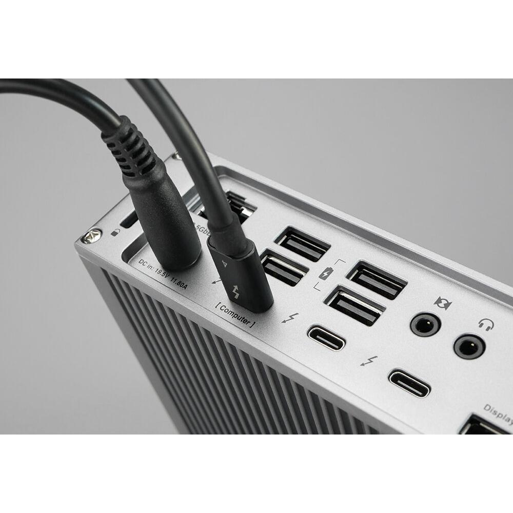 Thumbnail - CalDigit TS4 (Thunderbolt, 18 Ports), Dockingstation + USB Hub, Grau