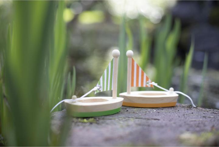 Actual product image Eichhorn Houten Zeilbootjes, 2st.