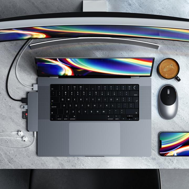 Produktbild Satechi Dual USB-C Pro Hub Max (USB-C, 7 Ports)