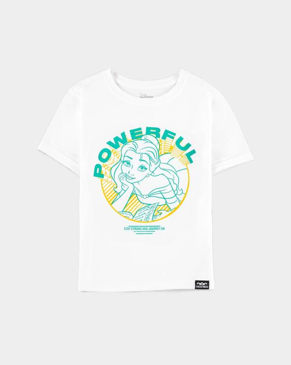 Actual product image Difuzed Disney Fearless Princess (Kids) - Belle Girls Short Sleeved T-shirt - 122/128 (122, 128)