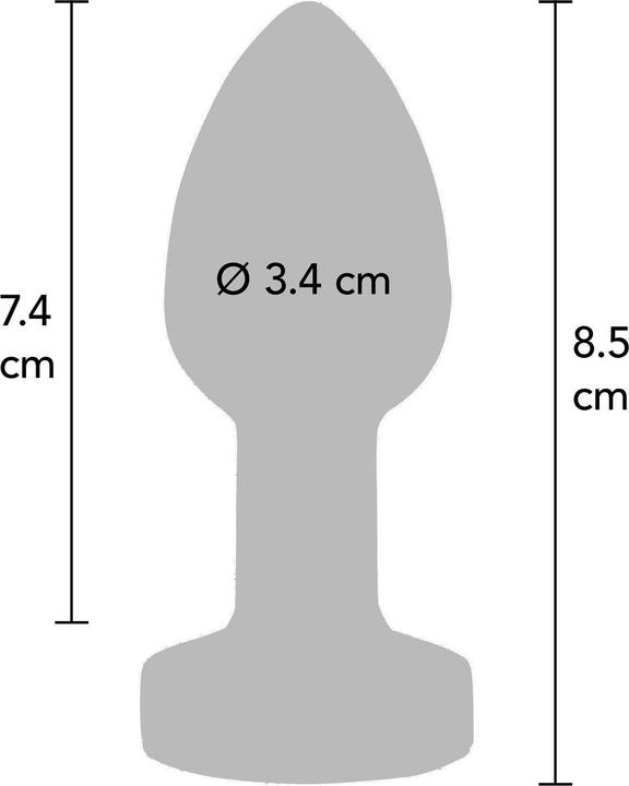 Image du produit Toy Joy Plug vibrant en métal The Glider M