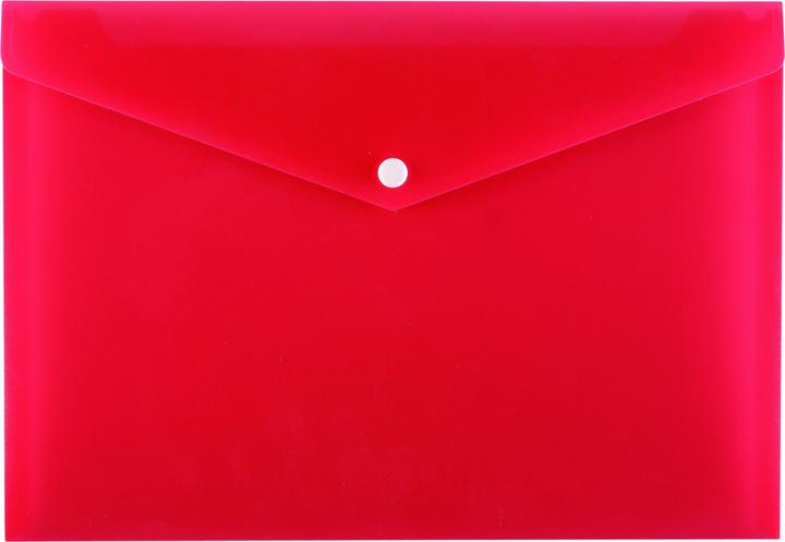 Produktbild Idena Versandtasche C4 PP, transluzent rot (1 x)
