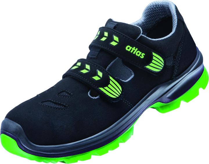 Actual product image Atlas Men's S1 safety sandals "SL 26 green" 2.0 black size 40 (S1, 40)