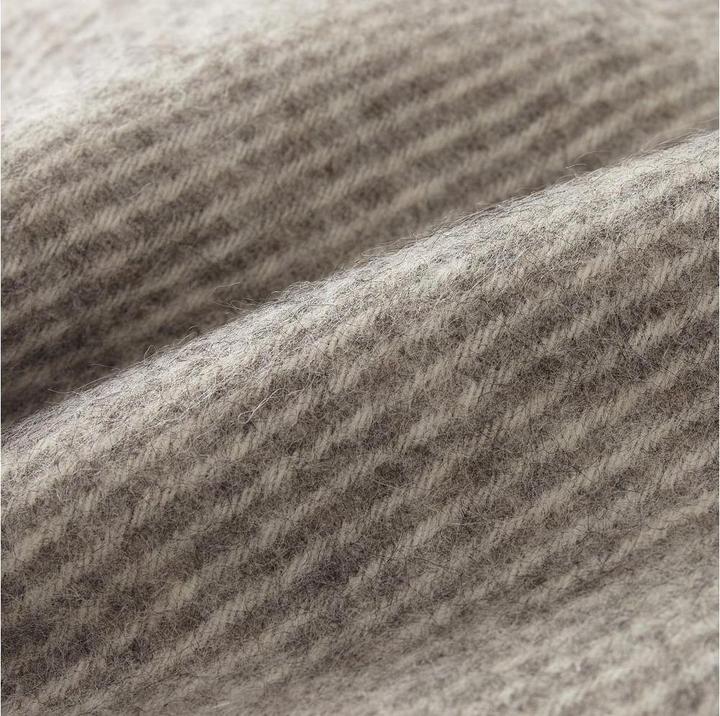 Produktbild Urbanara Wolldecke Gotland Graucreme 140 x 200 cm (140 x 200 cm)