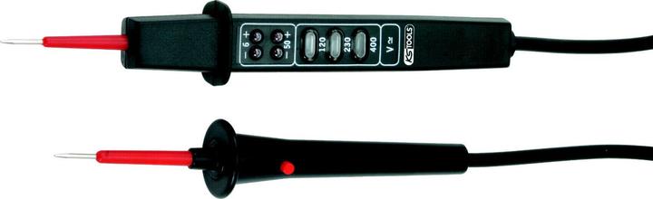 Actual product image KS Tools Polarity and tension tester with protective insulation 6-400 V (CAT II 1000V)