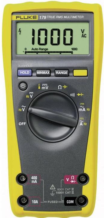 Produktbild Fluke Hand-Multimeter digital 179/ED (CAT III 1000V, CAT IV 600V)