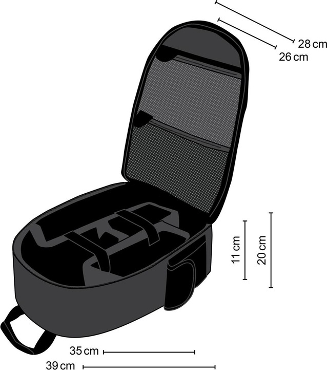 Produktbild mantona Azurit (Fotorucksack, 24.15 l)