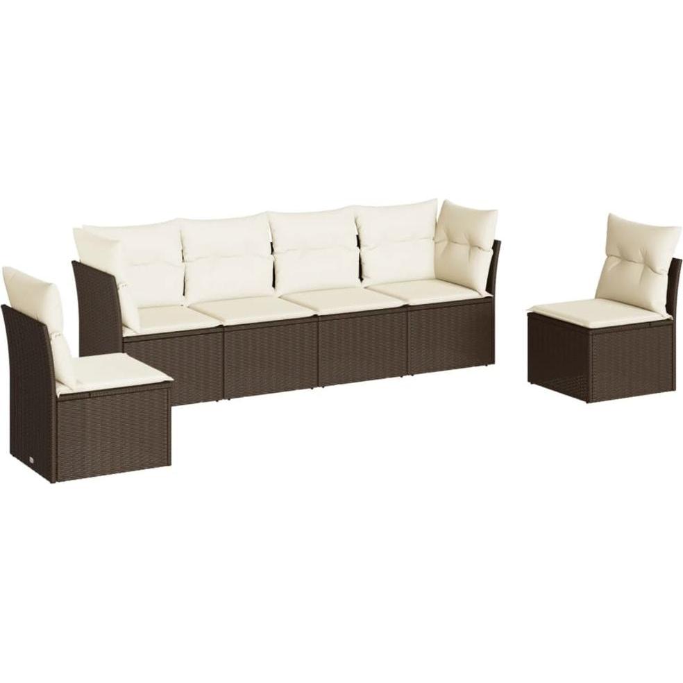 VidaXL, Gartenlounge, 10-tlg. Garten-Lounge-Set mit Kissen