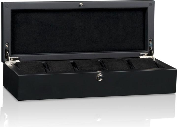 Produktbild Beco Uhrenbox Piano Silk 5 - Schwarz