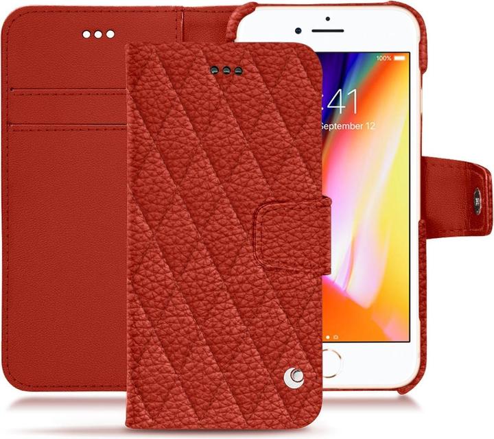 Noreve Cover in pelle portafoglio (Apple iPhone 8)