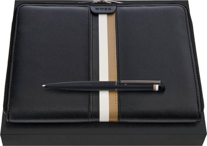 Produktbild Hugo Boss Iconic - Set mit A5 Konferenzmappe und Kugelschreiber (A5)