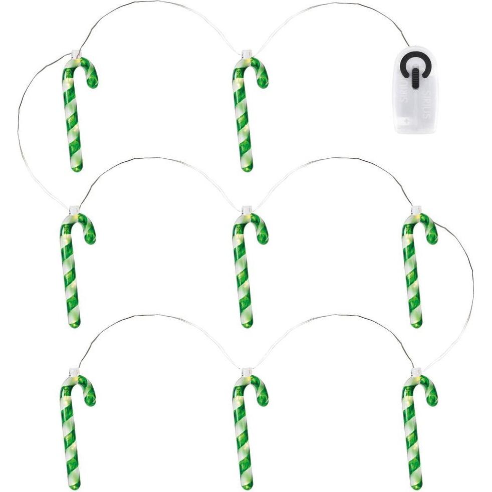 Sirius, Lichterkette, Weihnachtslichterkette Hannah Zuckerstange, 8 × Lampen (1.30 m)