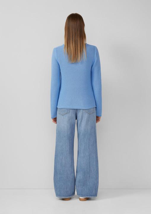 Produktbild s.Oliver Strickpullover Leichter Strickpullover in Ripp-Optik (46)