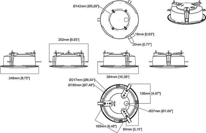Produktbild Axis Einbauhalterung T94P01L (Gehäuse, Montage-Kit)