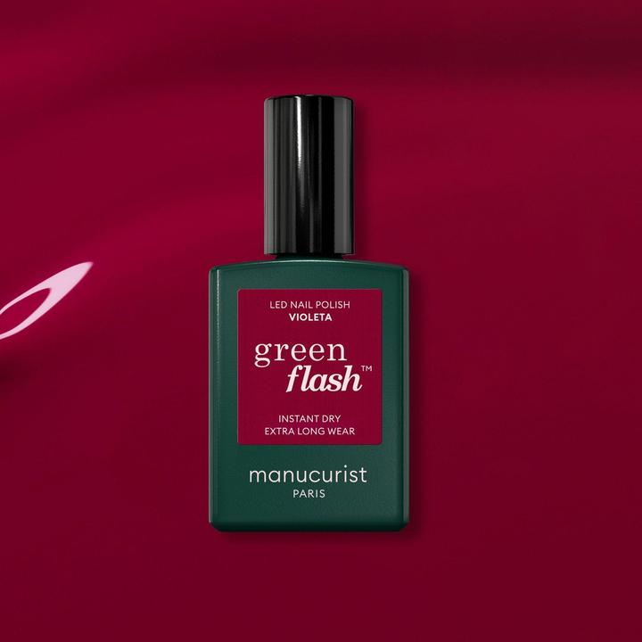 Immagine prodotto Manucurist Smalto per unghie Green Flash Violeta (Violeta, Vernice UV gel)