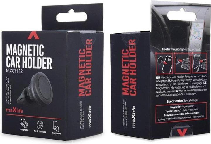 Produktbild Maxlife car holder for air vent MXCH-12 magnetic black