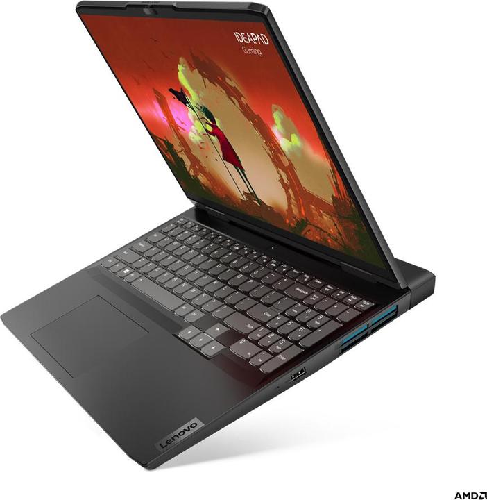 Actual product image Lenovo IdeaPad Gaming 3 (16", AMD Ryzen 5 6600H, 16 GB, 512 GB, DE)