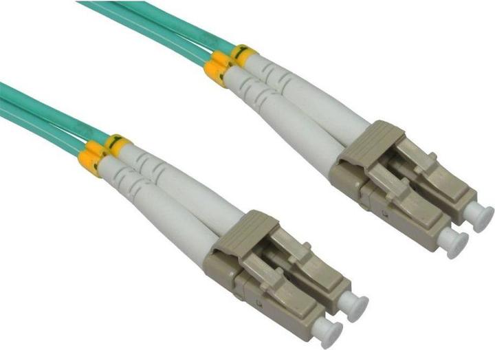 Actual product image Intracom Techly 2m LC / LC 50/125 Fiber Optic Cable Blue (2 m)