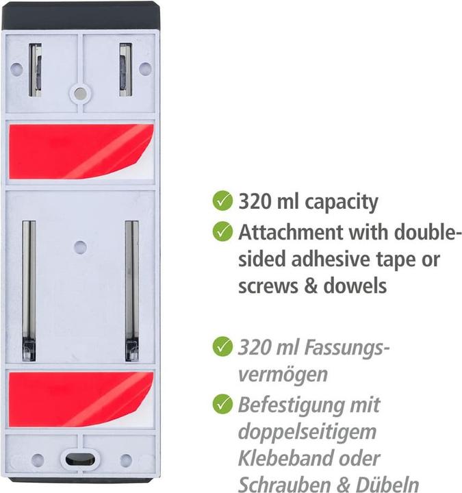 Actual product image Wenko Disinfection/soap dispenser