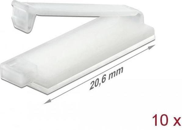 Produktbild Delock Kabelhalter Natural (Packung mit 10)