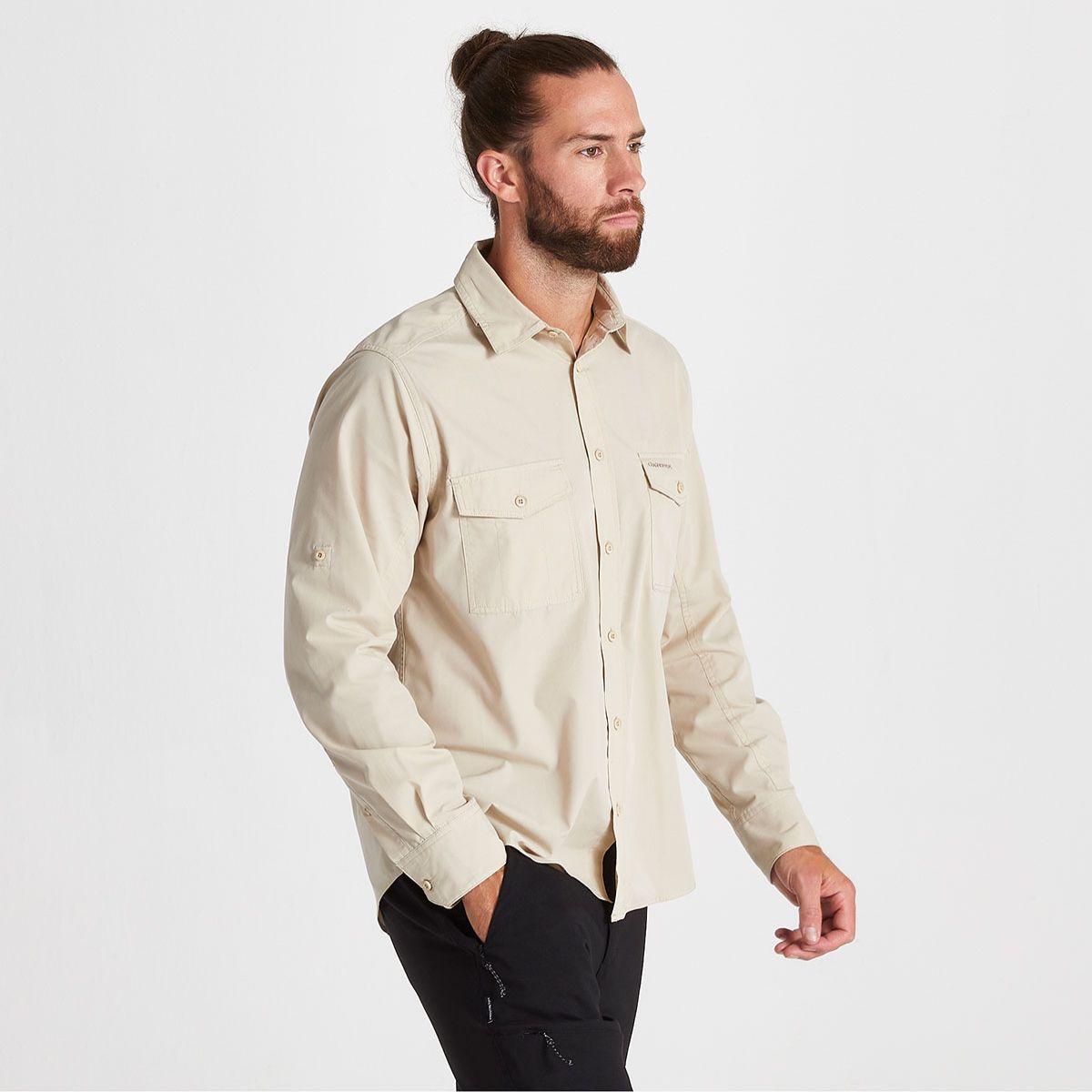 Thumbnail - Craghoppers, Herren, Hemd, Kiwi Hemd, Beige, (M)