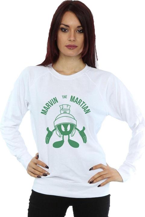 Immagine prodotto Looney Tunes Marvin The Martian Large Head Felpa Donna (XXL)