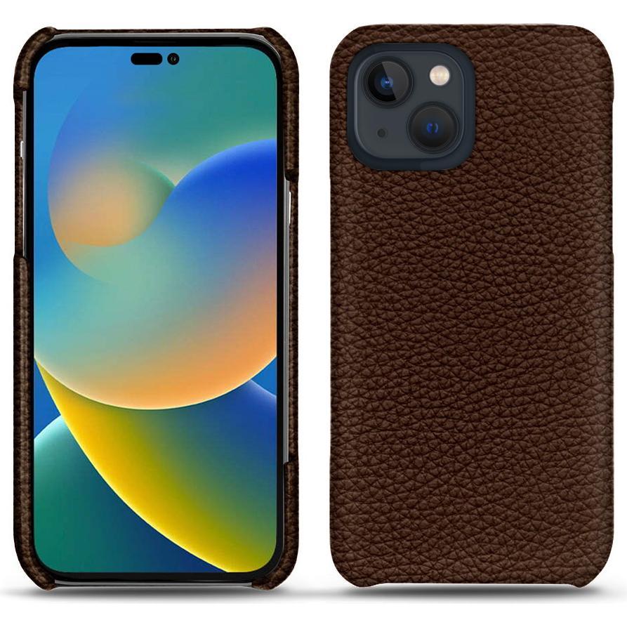 Thumbnail - Noreve Lederschutzhülle (Apple iPhone 14), Smartphone Hülle, Braun